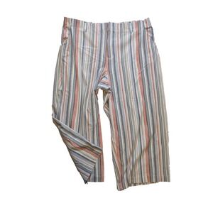 Torrid striped pants size 24 pastel‎ pink summer